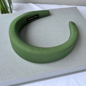 Olive Green Padded Statement Headband